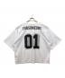 FORSOMEONE (フォーサムワン) FS FOOTBALL TEE FRAGILE ホワイト サイズ:48：6000円