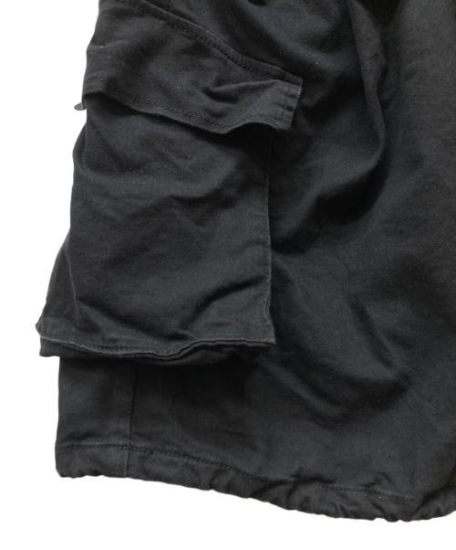 DANKE SCHON（ダンケ シェーン）DANKE SCHON (ダンケ シェーン) STRETCH TWILL ZIP W-POCKET WIDE PANTS ブラック サイズ:Sの古着・服飾アイテム