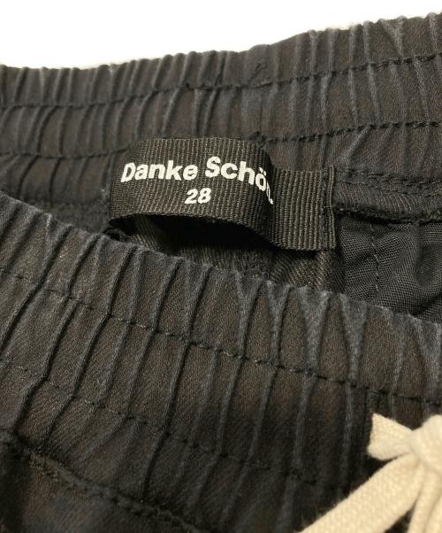 DANKE SCHON（ダンケ シェーン）DANKE SCHON (ダンケ シェーン) STRETCH TWILL ZIP W-POCKET WIDE PANTS ブラック サイズ:Sの古着・服飾アイテム