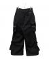DANKE SCHON (ダンケ シェーン) STRETCH TWILL ZIP W-POCKET WIDE PANTS ブラック サイズ:S：8000円