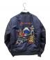 HOUSTON (ヒューストン) CUSTOM MA-1 EMB JACKET ネイビー サイズ:M：13000円