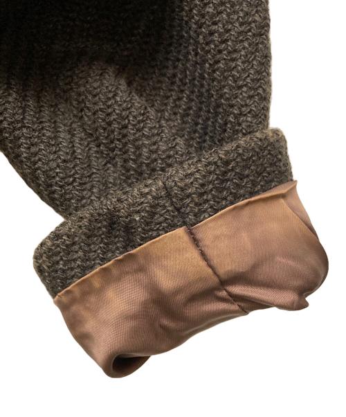 BURBERRY BLUE LABEL（バーバリーロンドンブルーレーベル）BURBERRY BLUE LABEL (バーバリーロンドンブルーレーベル) ツイードステンカラーコート ブラウン サイズ:40の古着・服飾アイテム