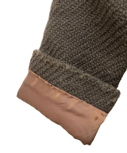 BURBERRY BLUE LABEL（バーバリーロンドンブルーレーベル）BURBERRY BLUE LABEL (バーバリーロンドンブルーレーベル) ツイードステンカラーコート ブラウン サイズ:40の古着・服飾アイテム