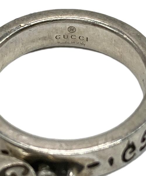 GUCCI（グッチ）GUCCI (グッチ) ゴースト パヴェ ダイヤモンド リング シルバー サイズ:10（実寸9号）の古着・服飾アイテム