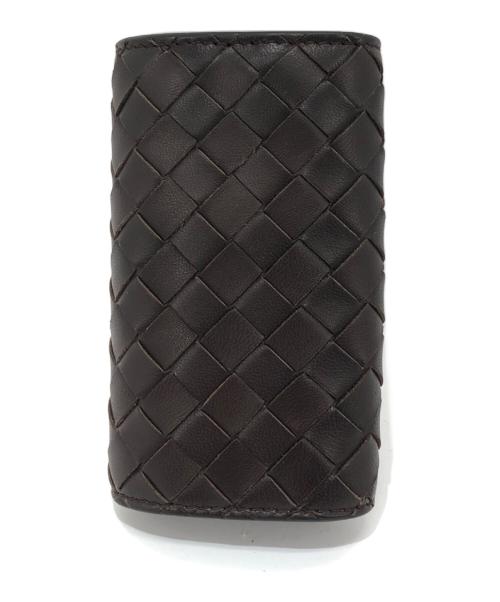 BOTTEGA VENETA（ボッテガベネタ）BOTTEGA VENETA (ボッテガベネタ) イントレチャート 5連キーケース ブラウンの古着・服飾アイテム
