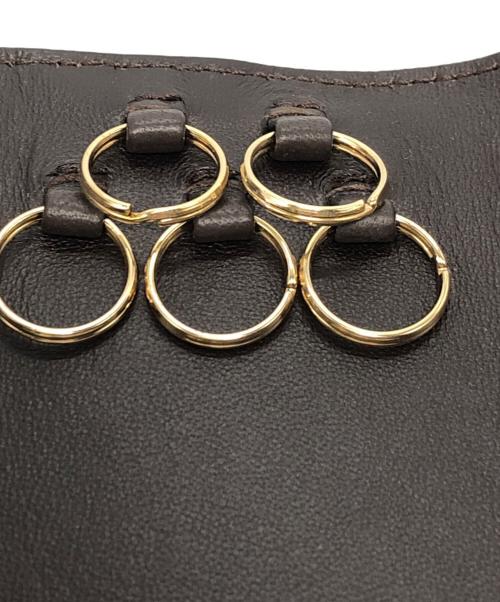 BOTTEGA VENETA（ボッテガベネタ）BOTTEGA VENETA (ボッテガベネタ) イントレチャート 5連キーケース ブラウンの古着・服飾アイテム