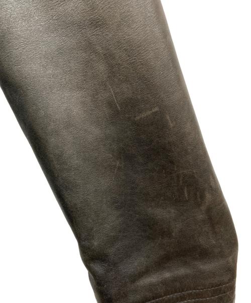 ROYAL FLASH（ロイヤルフラッシュ）ROYAL FLASH (ロイヤルフラッシュ) ホースレザーフーデットジャケット ブラック サイズ:Lの古着・服飾アイテム