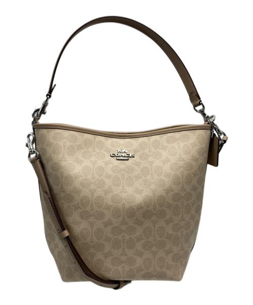 COACH（コーチ）COACH (コーチ) シティ ラージ バケット バッグ・シグネチャー ベージュ 未使用品の古着・服飾アイテム