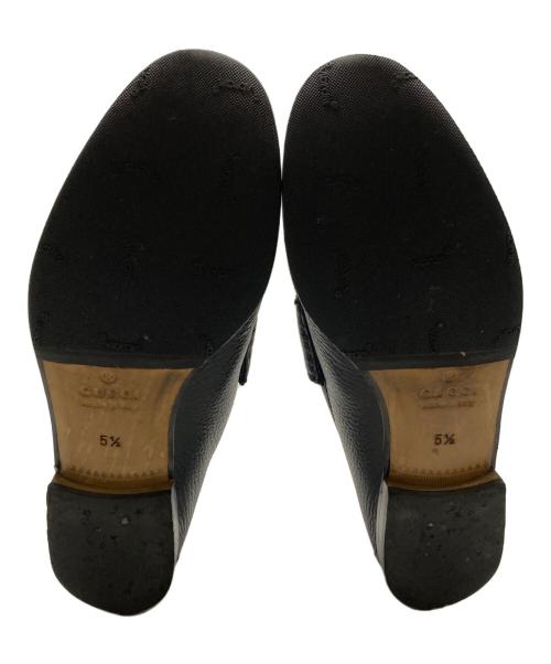GUCCI（グッチ）GUCCI (グッチ) ホースビットローファー ブラック サイズ:5 1/2の古着・服飾アイテム