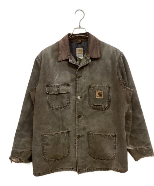 CarHartt（カーハート）CarHartt (カーハート) ミシガンチョアコート ブラウン サイズ:MRの古着・服飾アイテム