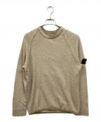 STONE ISLANDストーンアイランド）の古着「クルーネックラグランニット」｜ベージュ