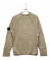 STONE ISLAND (ストーンアイランド) クルーネックラグランニット ベージュ サイズ:L：15000円