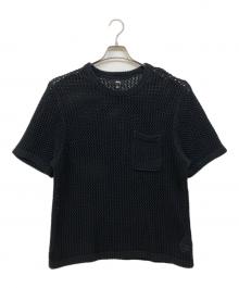 stussy（ステューシー）の古着「半袖ニット」｜ブラック