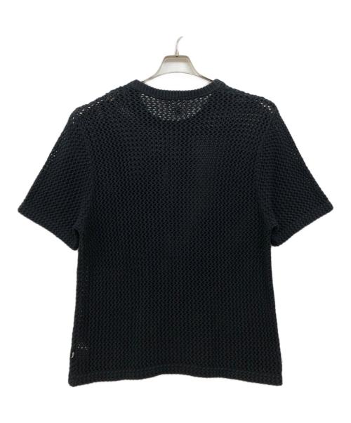 stussy（ステューシー）stussy (ステューシー) 半袖ニット ブラック サイズ:Mの古着・服飾アイテム