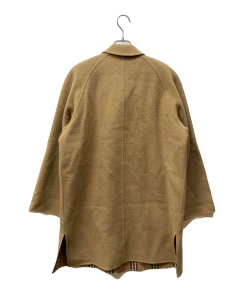 Burberry's（バーバリー）Burberry's (バーバリーズ) 裏ノヴァチェックダブルフェイスカシミヤ混コート ベージュ サイズ:40の古着・服飾アイテム