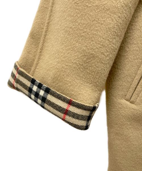 Burberry's（バーバリー）Burberry's (バーバリーズ) 裏ノヴァチェックダブルフェイスカシミヤ混コート ベージュ サイズ:40の古着・服飾アイテム