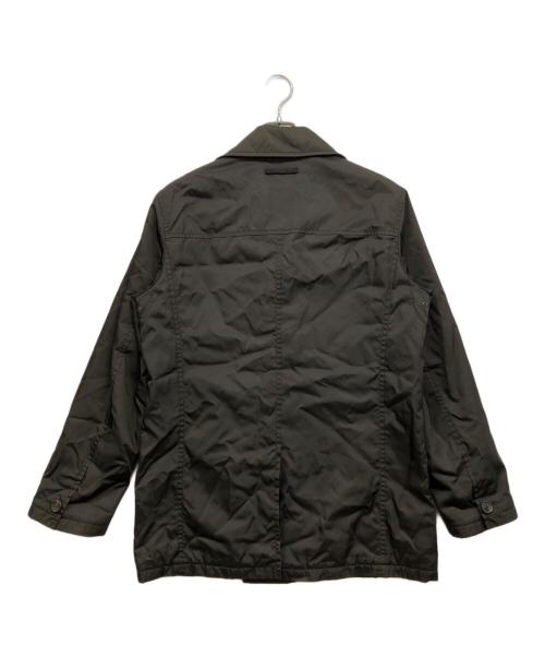 PRADA（プラダ）PRADA (プラダ) ナイロンPコート カーキ サイズ:Mの古着・服飾アイテム