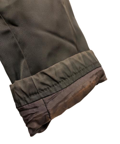 PRADA（プラダ）PRADA (プラダ) ナイロンPコート カーキ サイズ:Mの古着・服飾アイテム