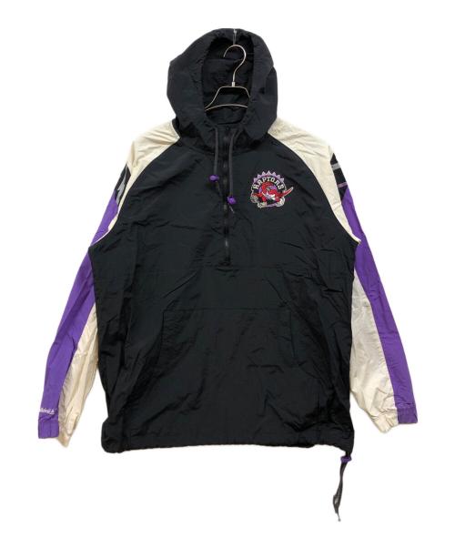 MITCHELL & NESS（ミッチェルアンドネス）MITCHELL & NESS (ミッチェルアンドネス) RAPTORS アノラックパーカー ブラック サイズ:Lの古着・服飾アイテム