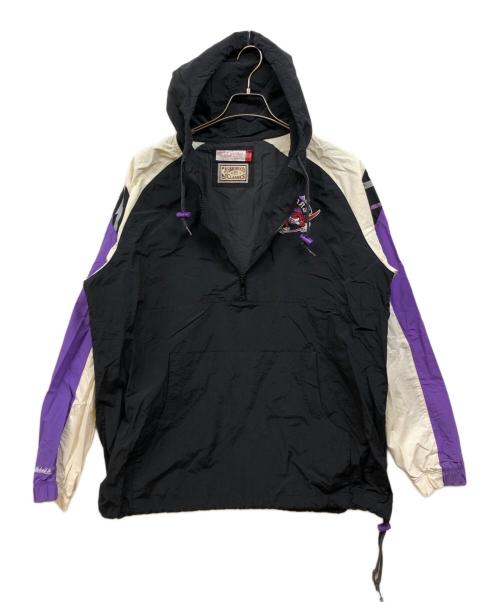 MITCHELL & NESS（ミッチェルアンドネス）MITCHELL & NESS (ミッチェルアンドネス) RAPTORS アノラックパーカー ブラック サイズ:Lの古着・服飾アイテム