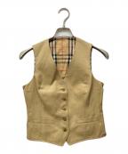 Burberry'sバーバリー）の古着「リバーシブル ノヴァチェックジレ」｜ベージュ