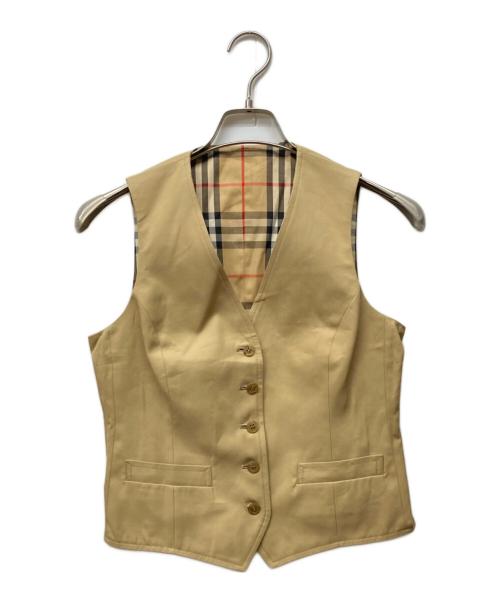 Burberry's（バーバリー）Burberry's (バーバリー) リバーシブル ノヴァチェックジレ ベージュ サイズ:Ｍの古着・服飾アイテム
