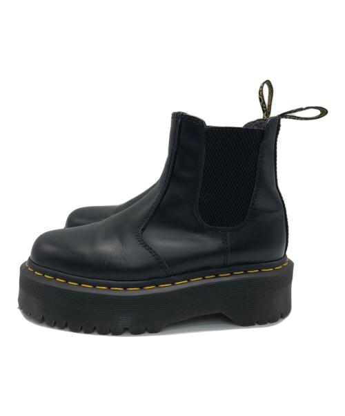 Dr.Martens（ドクターマーチン）Dr.Martens (ドクターマーチン) QUAD チェルシーブーツ ブラック サイズ:UK3の古着・服飾アイテム