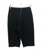 COMME des GARCONS tricotコムデギャルソントリコ）の古着「ウールハーフパンツ」｜ブラック