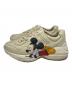 GUCCI (グッチ) Disney (ディズニー) Rhytonスニーカー アイボリー サイズ:38：24000円
