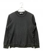 STONE ISLANDストーンアイランド）の古着「ガーメントダイ ブラッシュドコットン スウェット」｜グレー