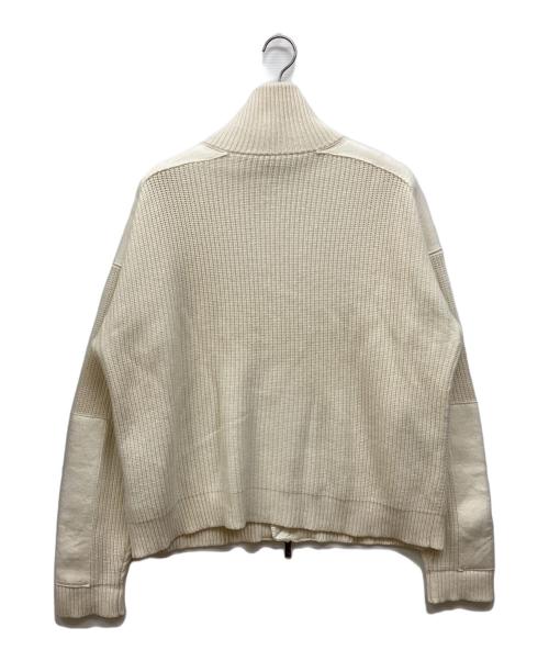 MONCLER（モンクレール）MONCLER (モンクレール) MAGLIONE TRICOT CARDIGAN アイボリー サイズ:Ｌの古着・服飾アイテム
