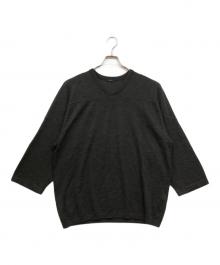COMOLI（コモリ）の古着「22SS カシミヤシルク メッシュニット」｜グレー