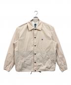 BOSS HUGO BOSS×RUSSELL ATHLETICボス ヒューゴボス×ラッセルアスレチック）の古着「コーチジャケット」｜ベージュ