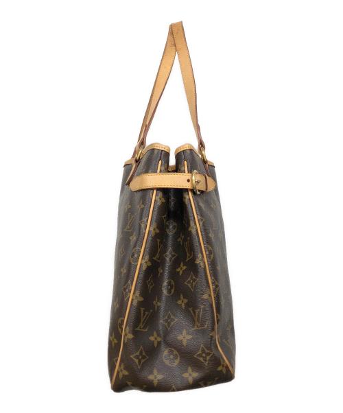 LOUIS VUITTON（ルイ ヴィトン）LOUIS VUITTON (ルイ ヴィトン) バティニョール ヴェルティカル モノグラム ショルダートートバッグ ブラウンの古着・服飾アイテム