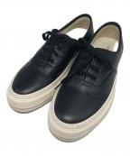 COMMON PROJECTSコモンプロジェクツ）の古着「レザースニーカー」｜ブラック