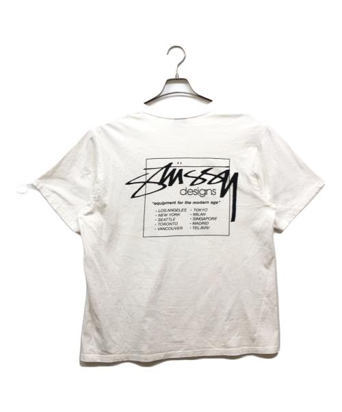 stussy（ステューシー）stussy (ステューシー) Tシャツ ホワイト サイズ:Lの古着・服飾アイテム