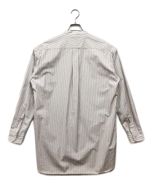 ESTNATION（エストネーション）ESTNATION (エストネーション) バンドカラーシャツ ベージュ サイズ:Mの古着・服飾アイテム