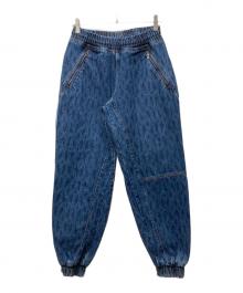 adidas×Ivy Park（アディダス×アイヴィーパーク）の古着「Monogram Denim Track Pant」｜ブルー