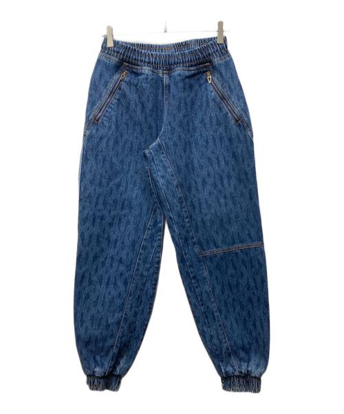 adidas（アディダス）adidas (アディダス) Ivy Park (アイヴィーパーク) Monogram Denim Track Pant ブルー サイズ:Mの古着・服飾アイテム