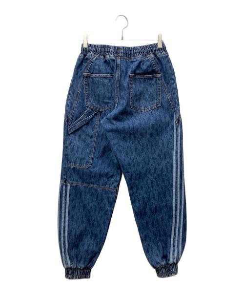 adidas（アディダス）adidas (アディダス) Ivy Park (アイヴィーパーク) Monogram Denim Track Pant ブルー サイズ:Mの古着・服飾アイテム