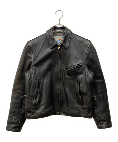 Aero LEATHER（エアロレザー）Aero LEATHER (エアロレザー) レザージャケット ブラック サイズ:34の古着・服飾アイテム