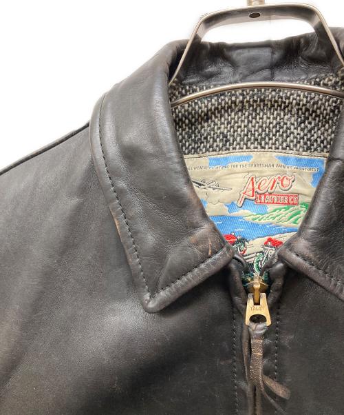 Aero LEATHER（エアロレザー）Aero LEATHER (エアロレザー) レザージャケット ブラック サイズ:34の古着・服飾アイテム