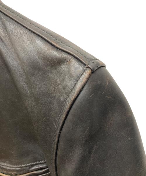 Aero LEATHER（エアロレザー）Aero LEATHER (エアロレザー) レザージャケット ブラック サイズ:34の古着・服飾アイテム