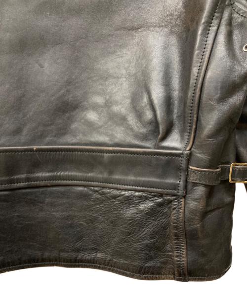 Aero LEATHER（エアロレザー）Aero LEATHER (エアロレザー) レザージャケット ブラック サイズ:34の古着・服飾アイテム