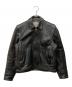 Aero LEATHER（エアロレザー）の古着「レザージャケット」｜ブラック