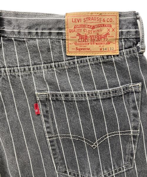 SUPREME（シュプリーム）Supreme (シュプリーム) LEVI'S (リーバイス) デニムパンツ ブラック サイズ:W34L32の古着・服飾アイテム