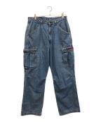 RALPH LAURENラルフローレン）の古着「カーゴデニムパンツ」｜ブルー