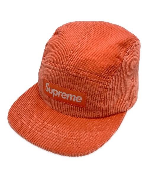 SUPREME（シュプリーム）SUPREME (シュプリーム) 17SS Corduroy Camp Cap オレンジの古着・服飾アイテム