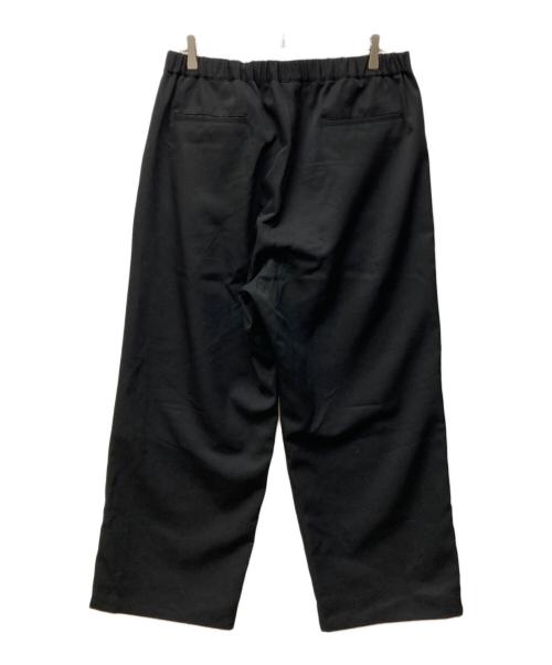 Graphpaper（グラフペーパー）Graphpaper (グラフペーパー) Scale Off Wool Wide Chef Pant ブラック サイズ: 0/Sの古着・服飾アイテム
