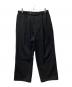 Graphpaper（グラフペーパー）の古着「Scale Off Wool Wide Chef Pant」｜ブラック